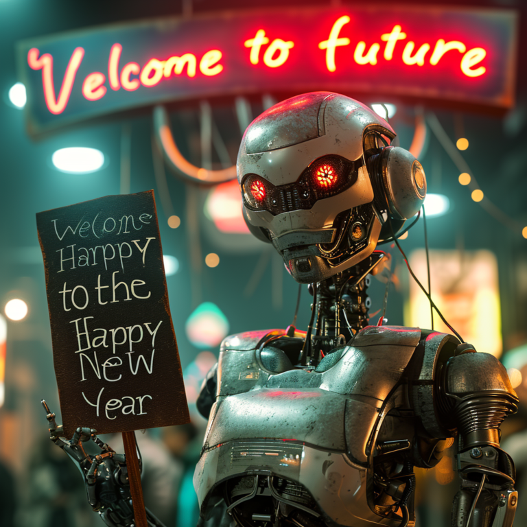 77babygroot_beautiful_future_ai_cyborg_holding_up_sign_Welcome__1334b7eb-1290-4b86-b0f7-abbffa2226bb