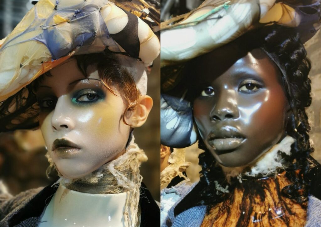 Pat McGraths Porcelain Doll Transformation at Maison Margiela Spring 2024 Couture